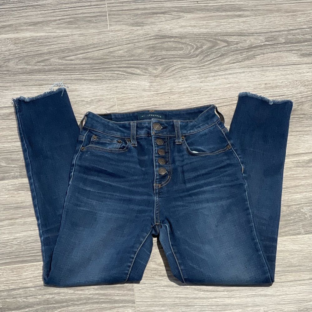Aeropostale flex effects super high rise crop jeans